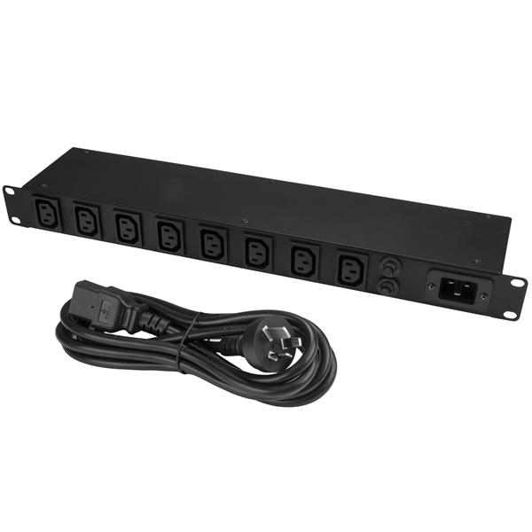 StarTech 8 Port Rack Mount 1RU PDU PDU08C13AU | Elive NZ