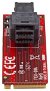 StarTech M.2 PCI Express 3.0 x4 to U.2 NVMe SSD (SFF-8643) Drive Adapter Card