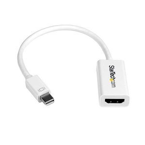 StarTech 4K Mini DisplayPort to HDMI Active Adapter - White
