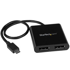 Startech USB-C to 2x DisplayPort MST Hub Multi-Monitor Adapter
