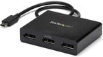 StarTech USB-C to 3x DisplayPort 4K MST Hub Multi-Monitor Adapter