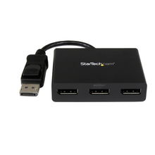 view StarTech 3 Port MST 4K 4096 x 2160 DisplayPort to DisplayPort Multi-Monitor Active Display Splitter Hub
