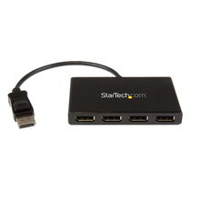view StarTech 4 Port MST 4K 3840 x 2160 DisplayPort to DisplayPort Multi-Monitor Active Display Splitter Hub