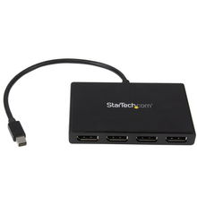 view StarTech 4-Port MST 4K 3840 x 2160 Mini DisplayPort to DisplayPort Multi-Monitor Display Splitter Hub