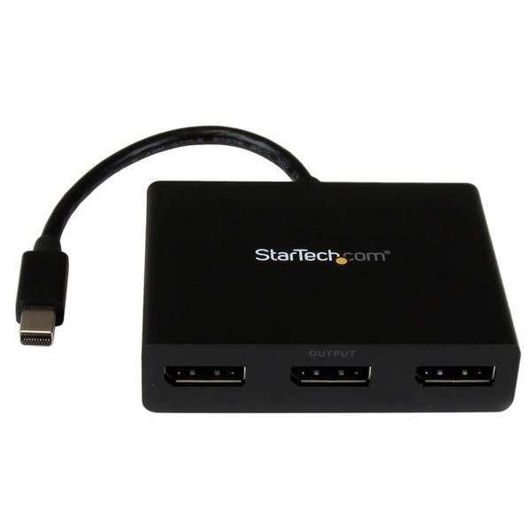 StarTech 3-Port MST 4K 3840 x 2160 Mini DisplayPort to DisplayPort Multi-Monitor Display Splitter Hub