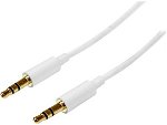 StarTech 2m Slim 3.5mm Stereo Audio Cable – White