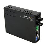 StarTech 10/100 Multi Mode ST Fiber Copper Fast Ethernet Media Converter