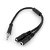 StarTech 20cm Stereo 3.5mm to Mic & Headphone 3.5mm Splitter Y Cable