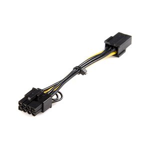StarTech PCIe 6 pin to 8 pin Power Adapter Cable