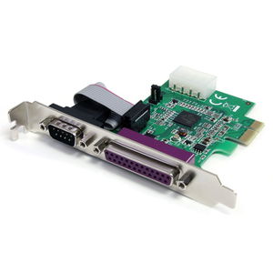 StarTech PEX1S1P952 2 Port Native PCI Express Parallel Serial Combo Card with 16950 UART