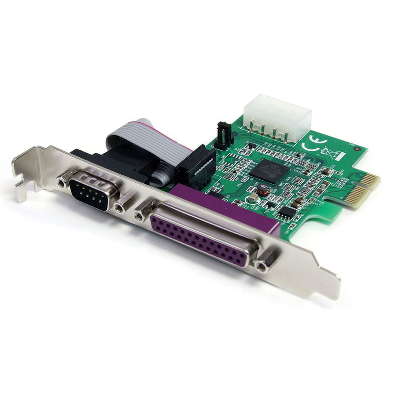 StarTech PEX1S1P952 2 Port Native PCI Express Parallel Serial Combo Card with 16950 UART