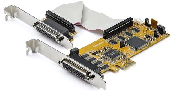 StarTech 8 Port RS232 Serial PCI Express Card with 16C1050 UART