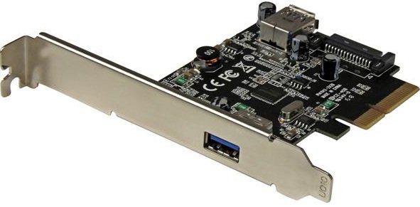 StarTech 2 Port USB 3.1 PCI Express Adapter Card - 1x External, 1x Internal