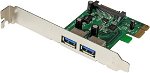 StarTech 2 Port USB 3.0 PCI Express Controller Card with SATA Power & UASP