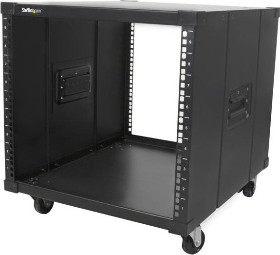 StarTech 9RU 595mm Deep Portable Server Rack with Handles