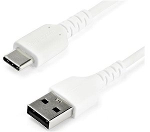 StarTech 1m Durable USB 2.0 Type-A to USB-C Cable - White