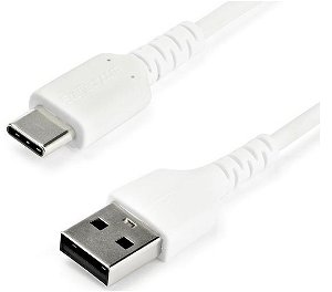 StarTech 2m Durable USB 2.0 Type-A to USB-C Cable - White