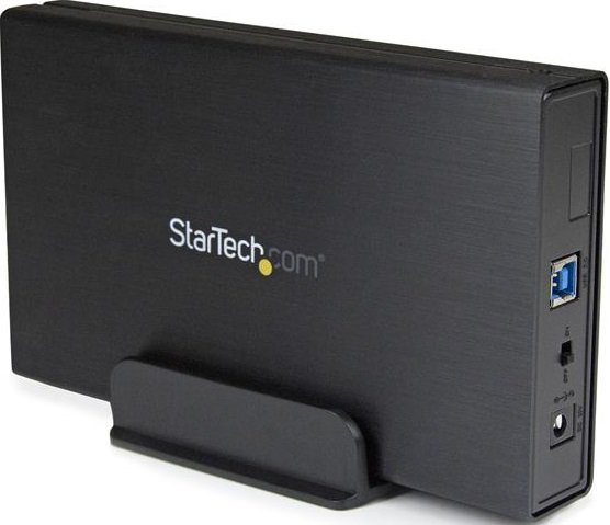 StarTech USB 3.0 3.5 Inch SATA Drive Enclosure - Black