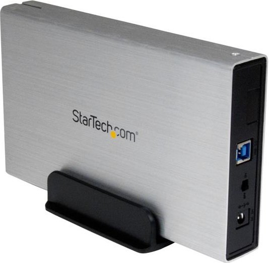 StarTech USB 3.0 3.5 Inch SATA Drive Enclosure - Silver