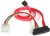 StarTech 45cm SAS 29 Pin to SATA Cable with LP4 Power - Red