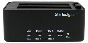 StarTech USB 3.0 to 2x SATA Hard Drive Duplicator & Eraser Dock