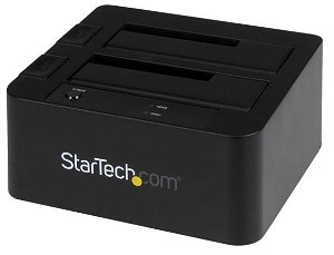 StarTech USB 3.0 or eSATA Dual Bay Docking Station for 2.5 & 3.5 Inch SATA Hard Drives with UASP
