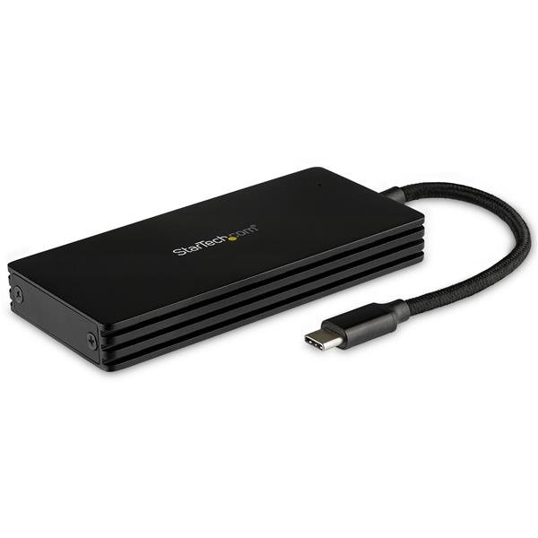 StarTech USB 3.1 M.2 SATA Drive Enclosure with Integrated USB-C Cable