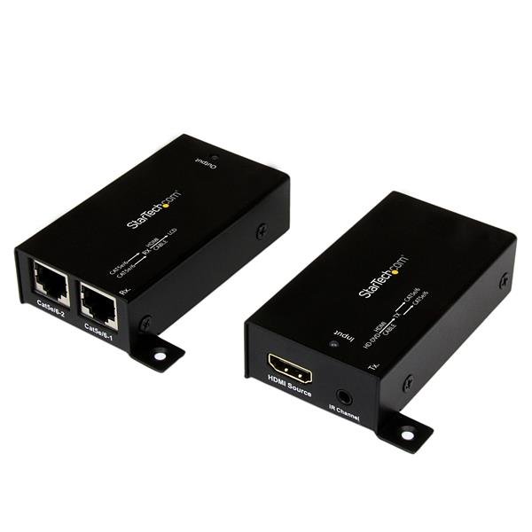 StarTech HDMI over CAT 5e Full HD 1080p HDBaseT Extender Kit with IR - 1x Transmitter, 1x Receiver
