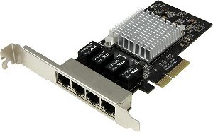 StarTech 4 Port Gigabit Ethernet PCI Express Dual Profile Network Card
