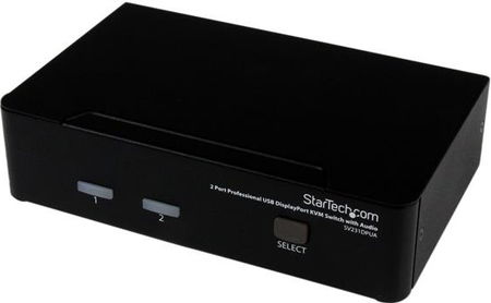 StarTech 2 Port Professional USB DisplayPort KVM Switch with Audio
