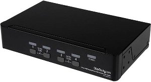 StarTech 4 Port USB DisplayPort KVM Switch with Audio
