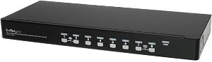 StarTech 8 Port 1RU Rackmount USB KVM Switch Kit with OSD and Cables