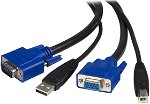 StarTech 3m 2-in-1 Universal USB VGA KVM Male to Female Cable