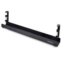 view StarTech Adjustable Under Desk Cable Management Tray - Black