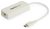 StarTech USB-C to Gigabit Ethernet RJ-45 Network Adapter with 1x USB Type-A 3.0 Port - White