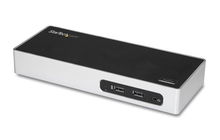 view StarTech USB 3.0 Dual Monitor Laptop Docking Station - 1 x DVI, 1 x HDMI, 6 x USB 3.0, 1 x RJ-45, 1 x Audio-Jack, 1 x USB Type-B