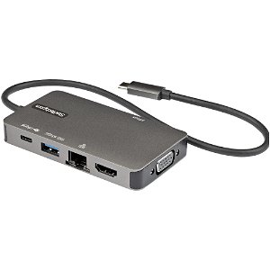 StarTech USB-C Multiport Laptop Docking Station - 1x USB-C, 1x HDMI, 2x USB-A, 1x VGA