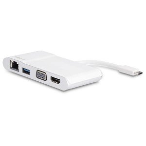 StarTech USB-C Travel Dock - HDMI or VGA, RJ-45, USB Type-A