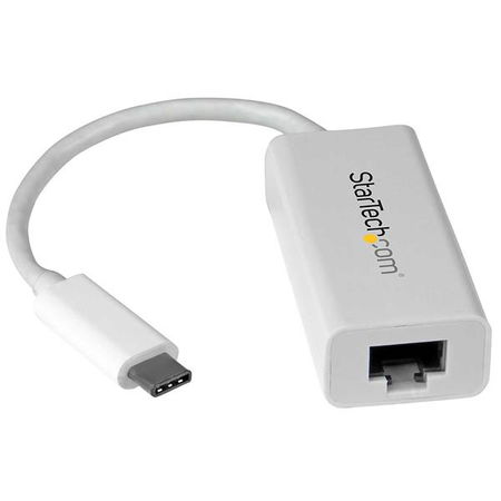 StarTech USB-C to Gigabit Ethernet RJ-45 Network Adapter - White