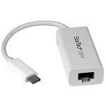StarTech USB-C to Gigabit Ethernet RJ-45 Network Adapter - White