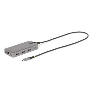 StarTech USB-C Triple Monitor Multiport Adapter with Power Delivery - 2x HDMI, 2x DisplayPort, 1x USB-C, 3x USB-A, 1x RJ45