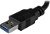 StarTech USB 3.0 to Gigabit Ethernet Adapter with 2x USB Ports - Black