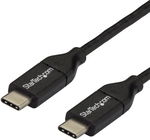 StarTech 3m USB-C Male to Male USB 2.0 Cable - Black