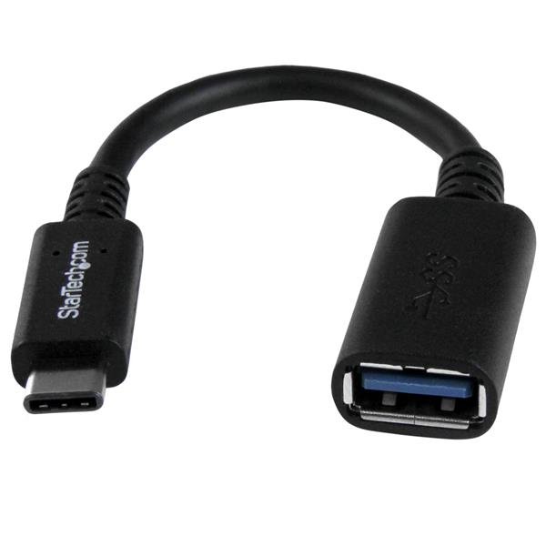 StarTech 15cm USB 3.0 Type A Female to USB C Male Adapter Cable
