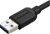 StarTech 0.5m SuperSpeed USB 3.0 Type A Male to Right Angle Micro B Male Cable - Black