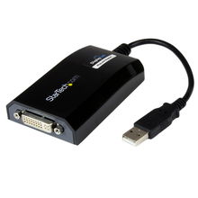 view StarTech USB-A to DVI Adapter - Black