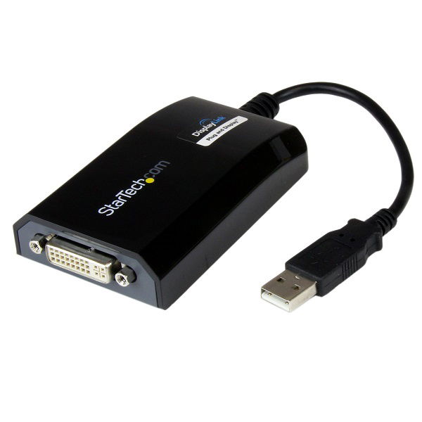 StarTech USB-A to DVI Adapter - Black