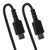 StarTech 1m USB-C Coiled Charging Cable - Black