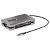 StarTech USB-C Docking Station with 100W Power Delivery Pass-Through Space Gray - HDMI, VGA, USB-C