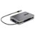 StarTech USB-C Docking Station with 100W Power Delivery Pass-Through Space Gray - HDMI, VGA, USB-C